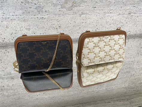 celine canvas clutch|Clutch with Chain in Triomphe canvas and Lambskin .